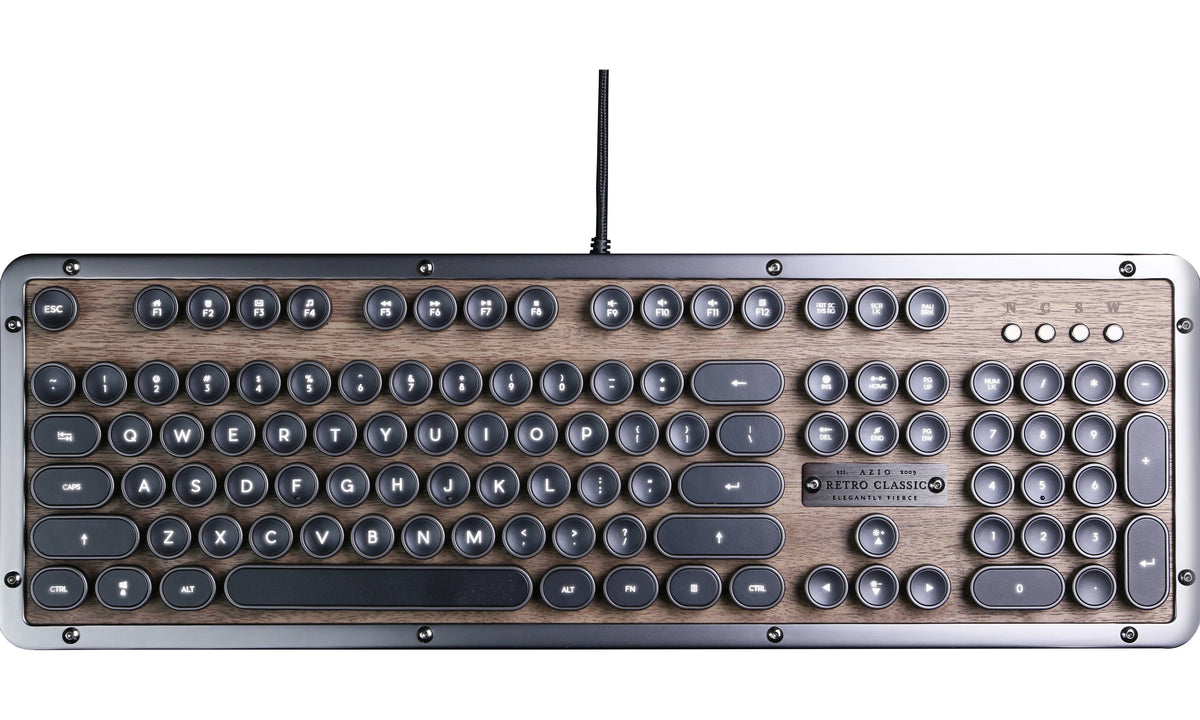 Azio Retro Classic USB Backlit Mechanical Keyboard