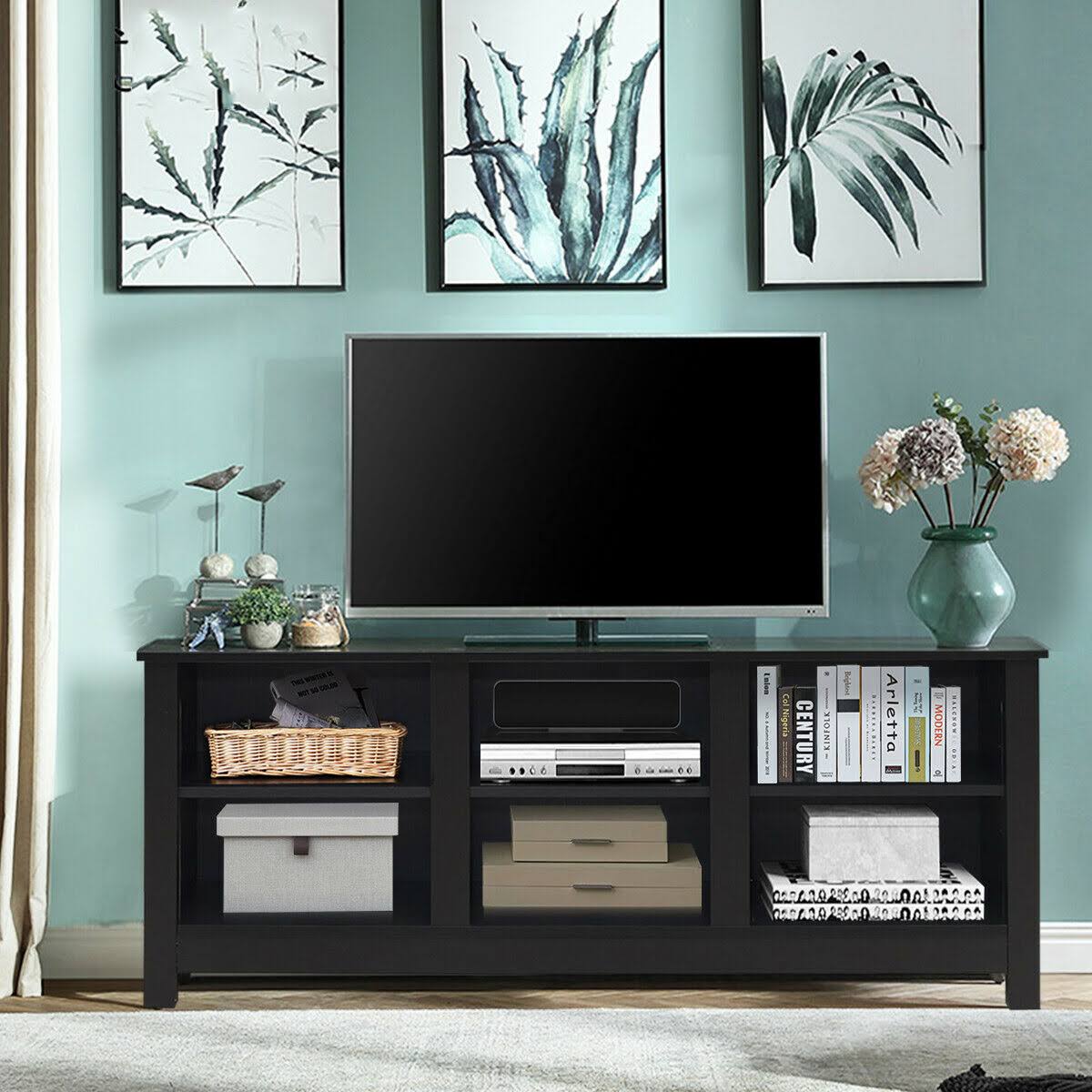 TV Stand Cabinet Black N266