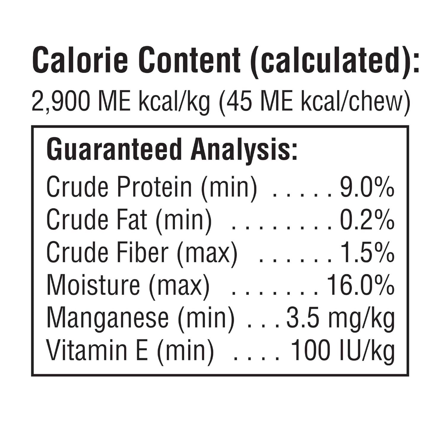 Vegetable & Chicken Dog Chews M781115