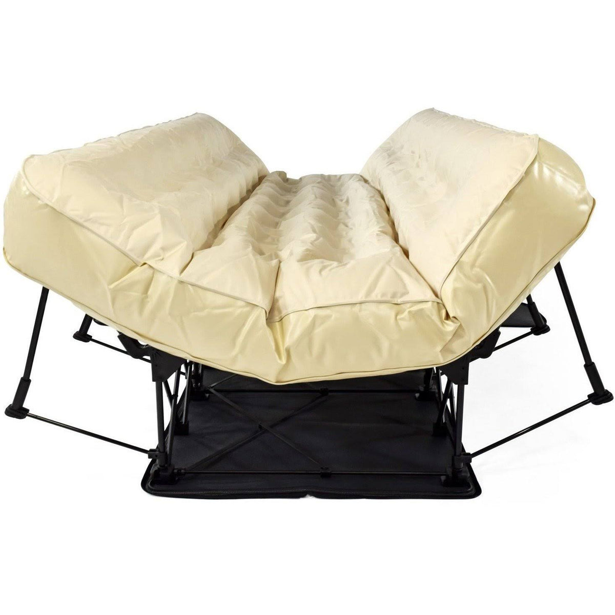 Queen Air Mattress with Frame, Self Inflatable, Blow Up Bed M29557