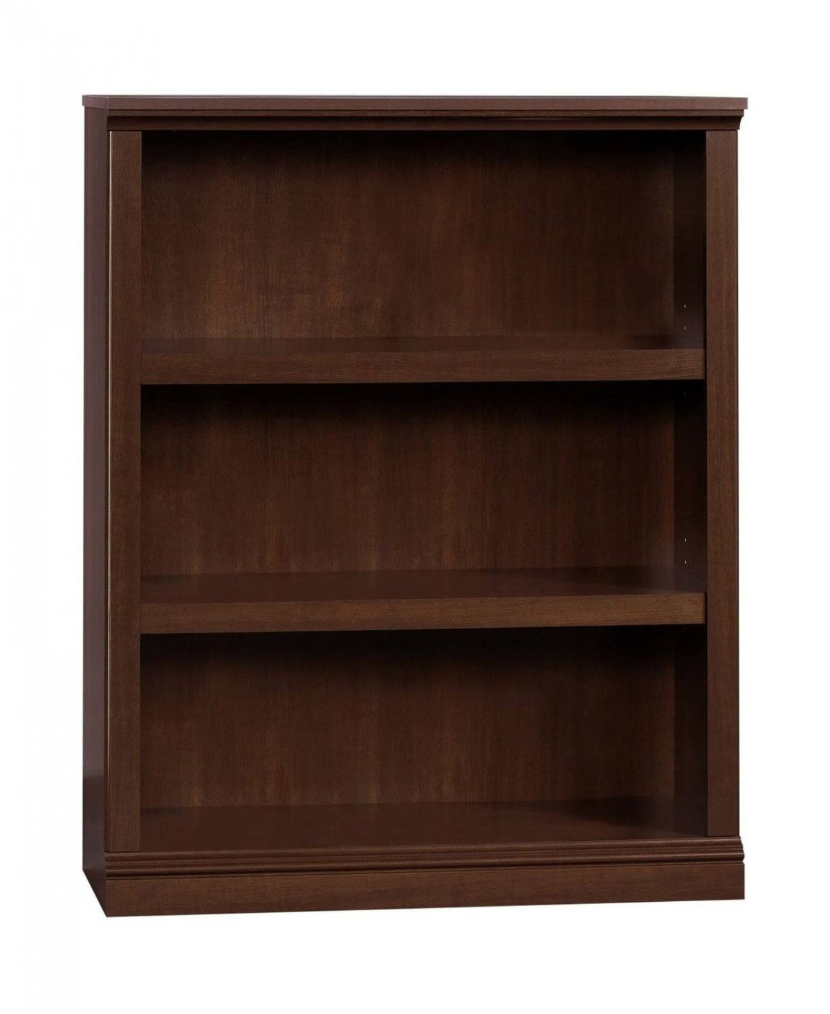 Sauder 3-Shelf Bookcase, Select Cherry