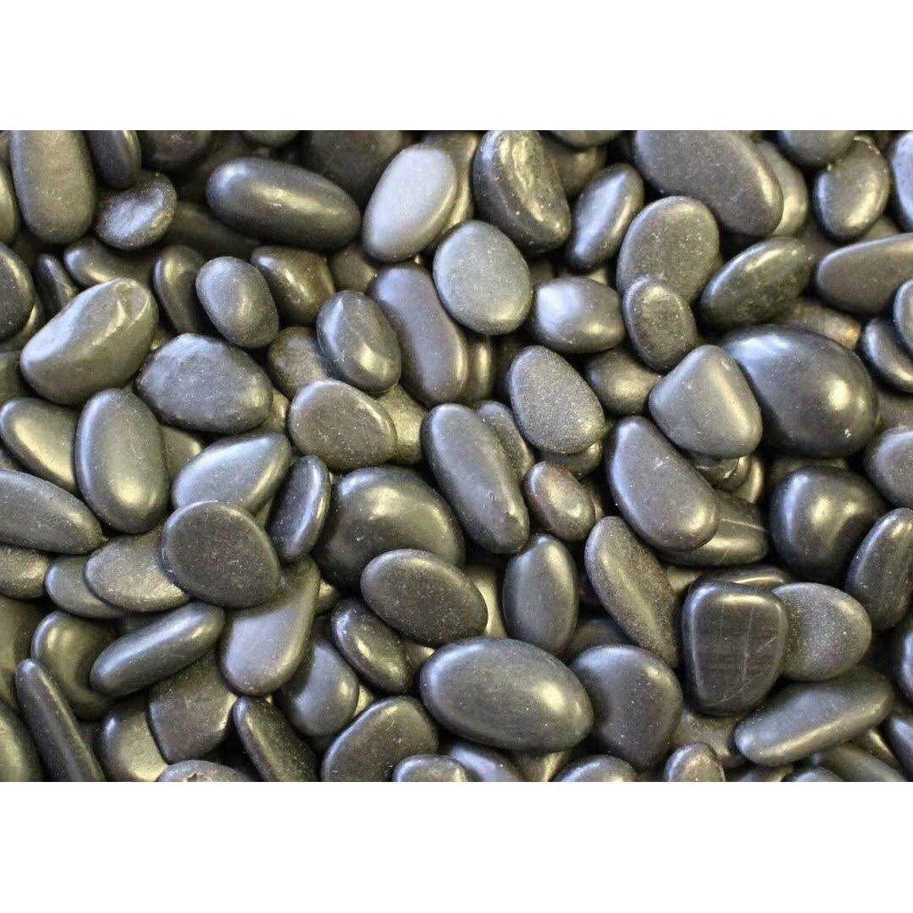 Polished Black Gravel for Pets E716