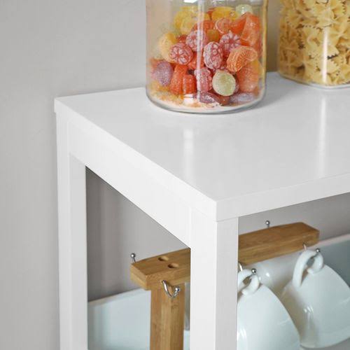 Matte White Freestanding Tall Bathroom Storage Cabinet W309357