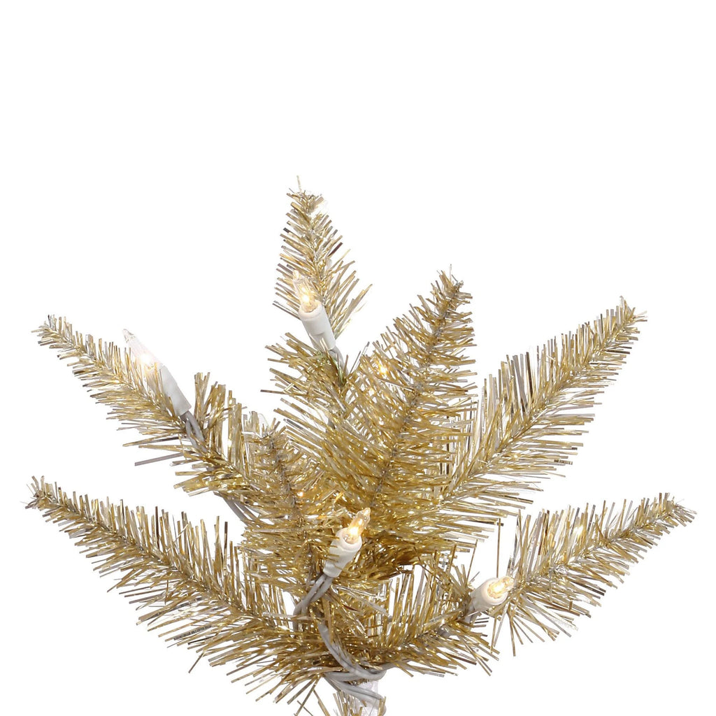 3ft Champagne Fir Artificial Christmas Tree with 100 Warm White LED Lights L557535