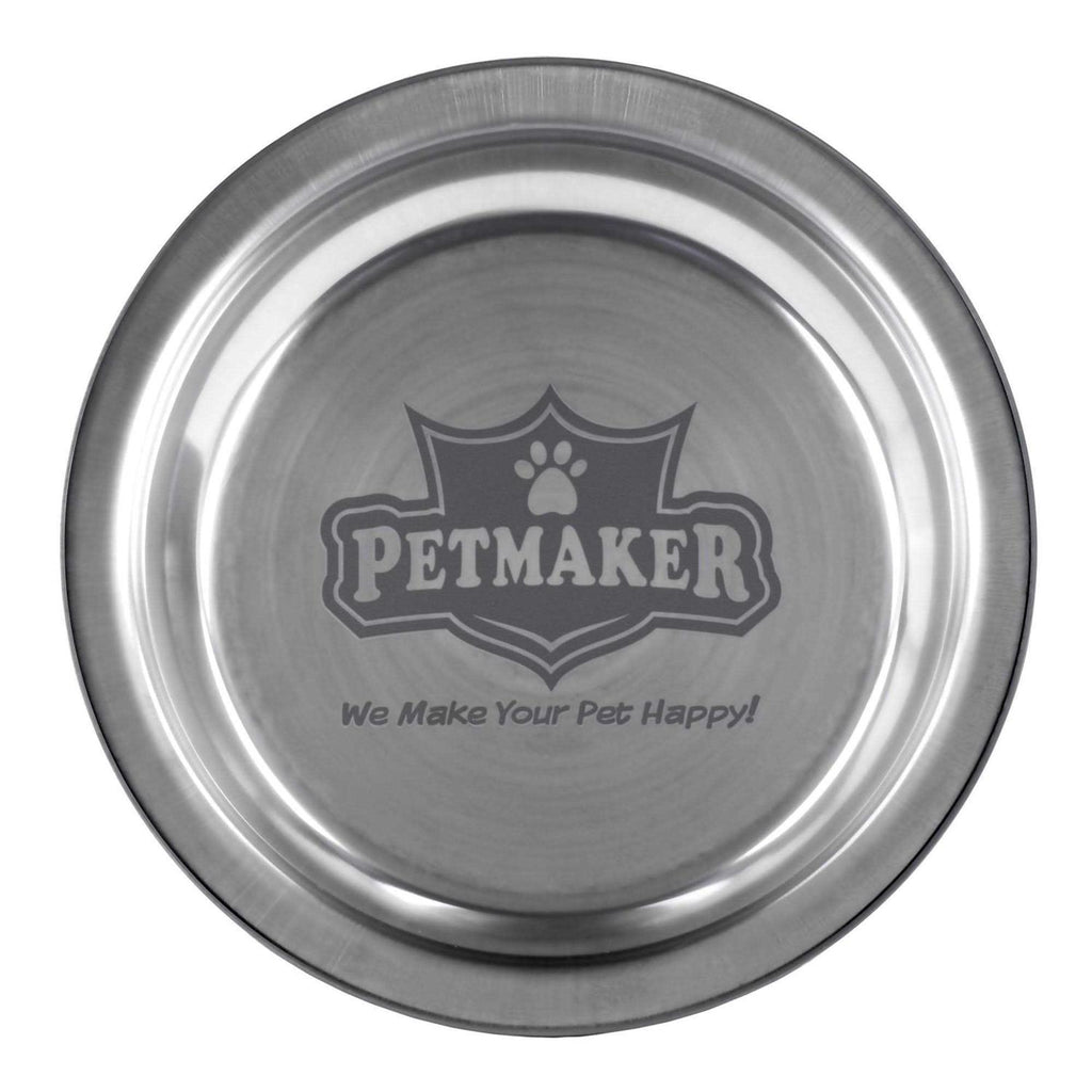 Stainless-Steel Hanging Dog Bowls for Cages and Crates, Set of 2 M224474