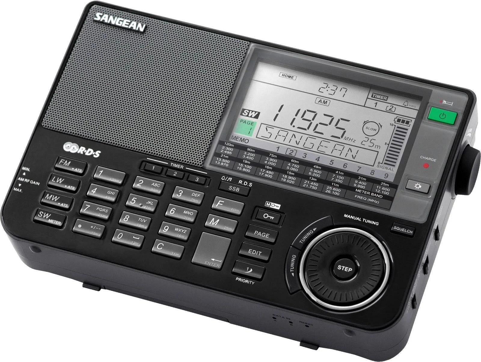 Portable Radio with Antenna - Black W170282