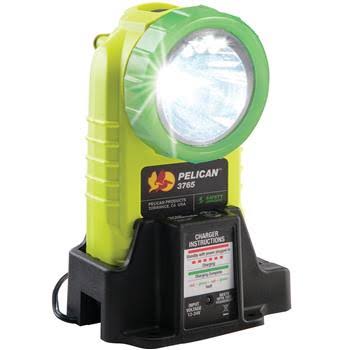 Rechargeable Right-Angle LED Flashlight with Photoluminescent Ring B922107
