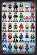 Trends International NHL League-Mascots 17 Wall Poster, 22.375 in x 34 in, Black Framed Version