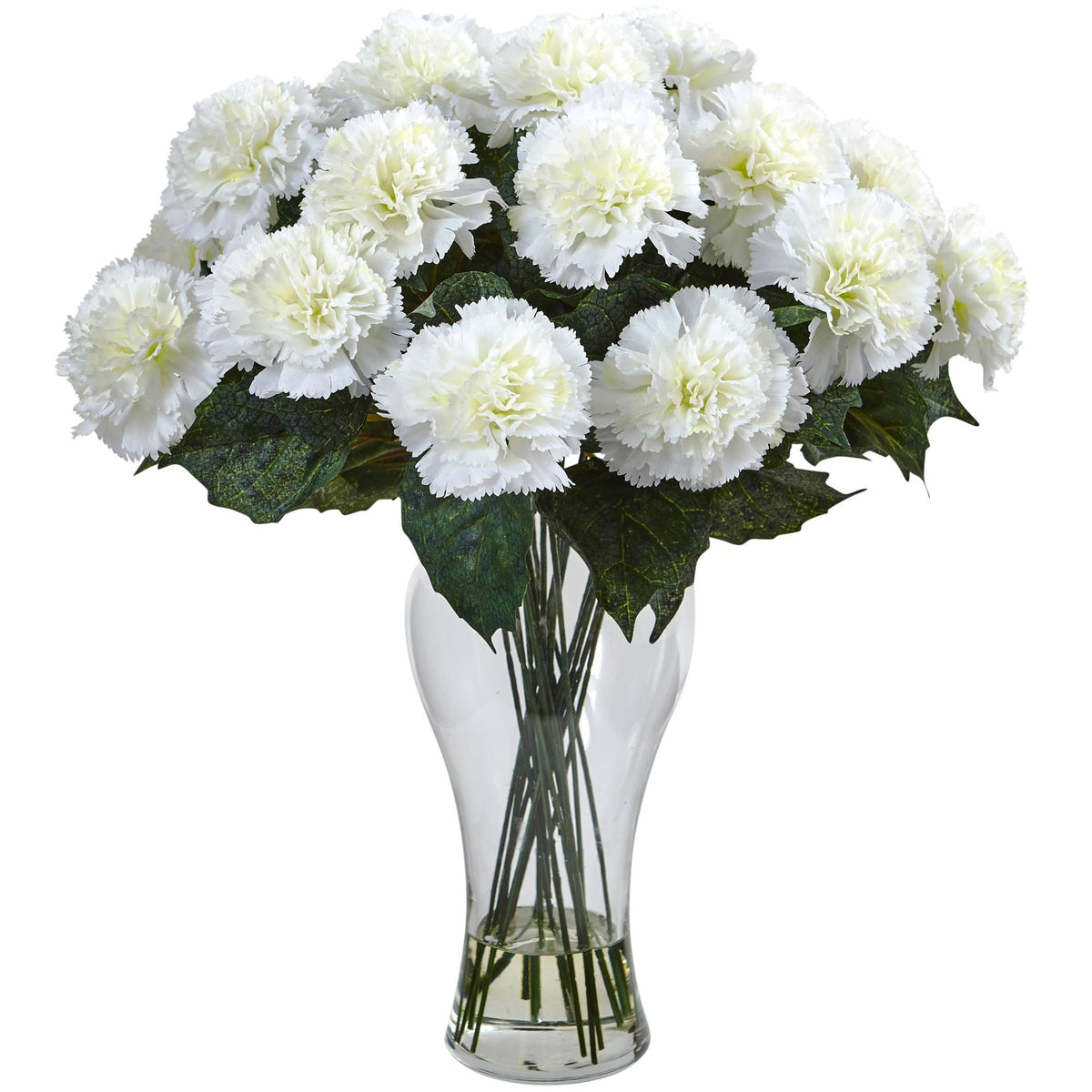 Carnation Arrangement with Vase Orange E6759