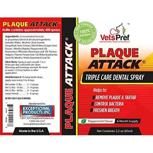Plaque Attack Pet Dental Spray H784