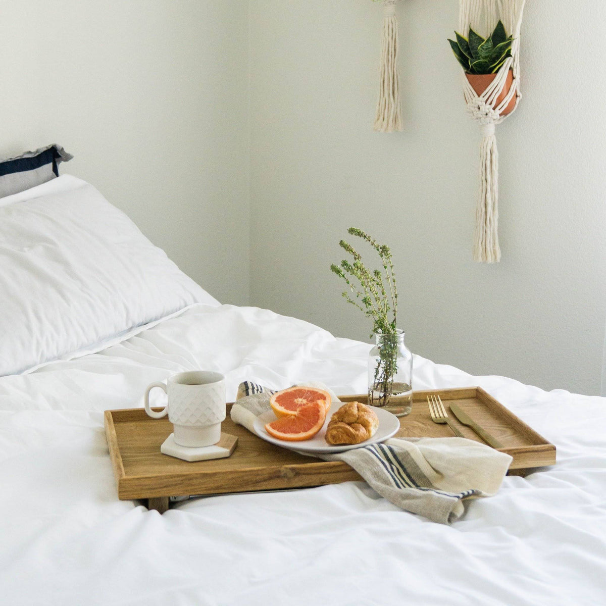 Oak Bed Tray with Folding Legs K492632