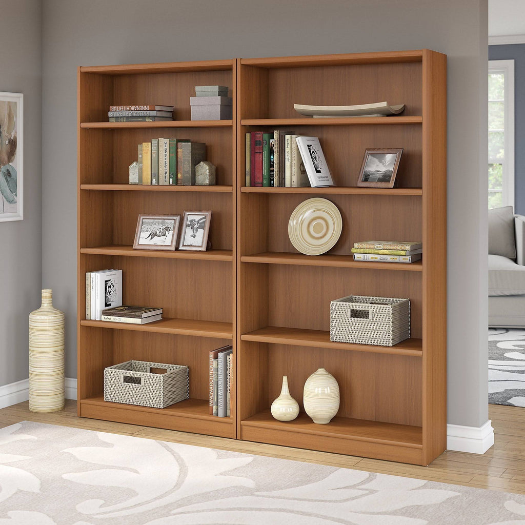 5 Shelf Bookcase Set of 2 R376