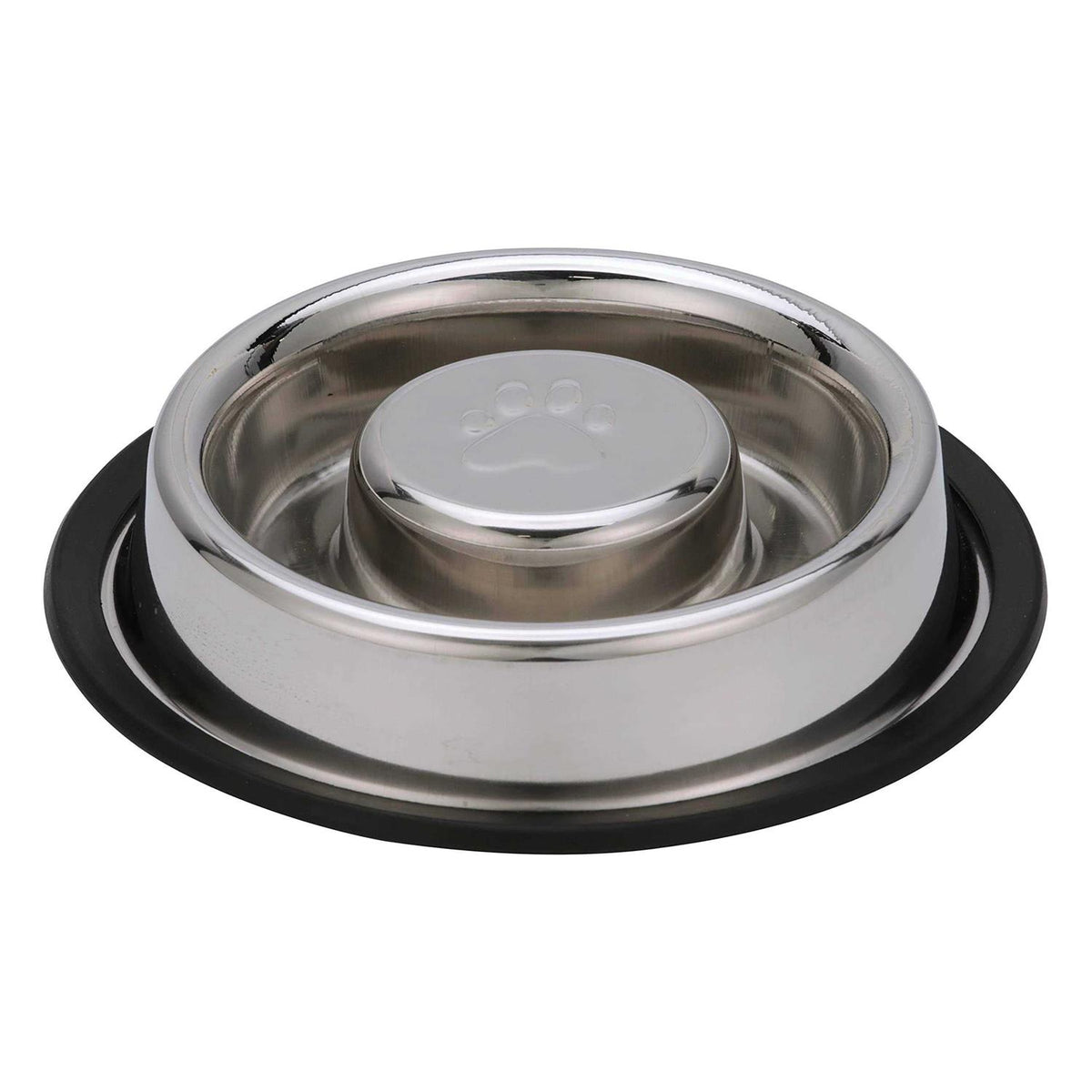 Neater Pet Brands Stainless Steel Slow Feed Bowl Non-Tip &amp; Non-Skid - Pet Supplies online store