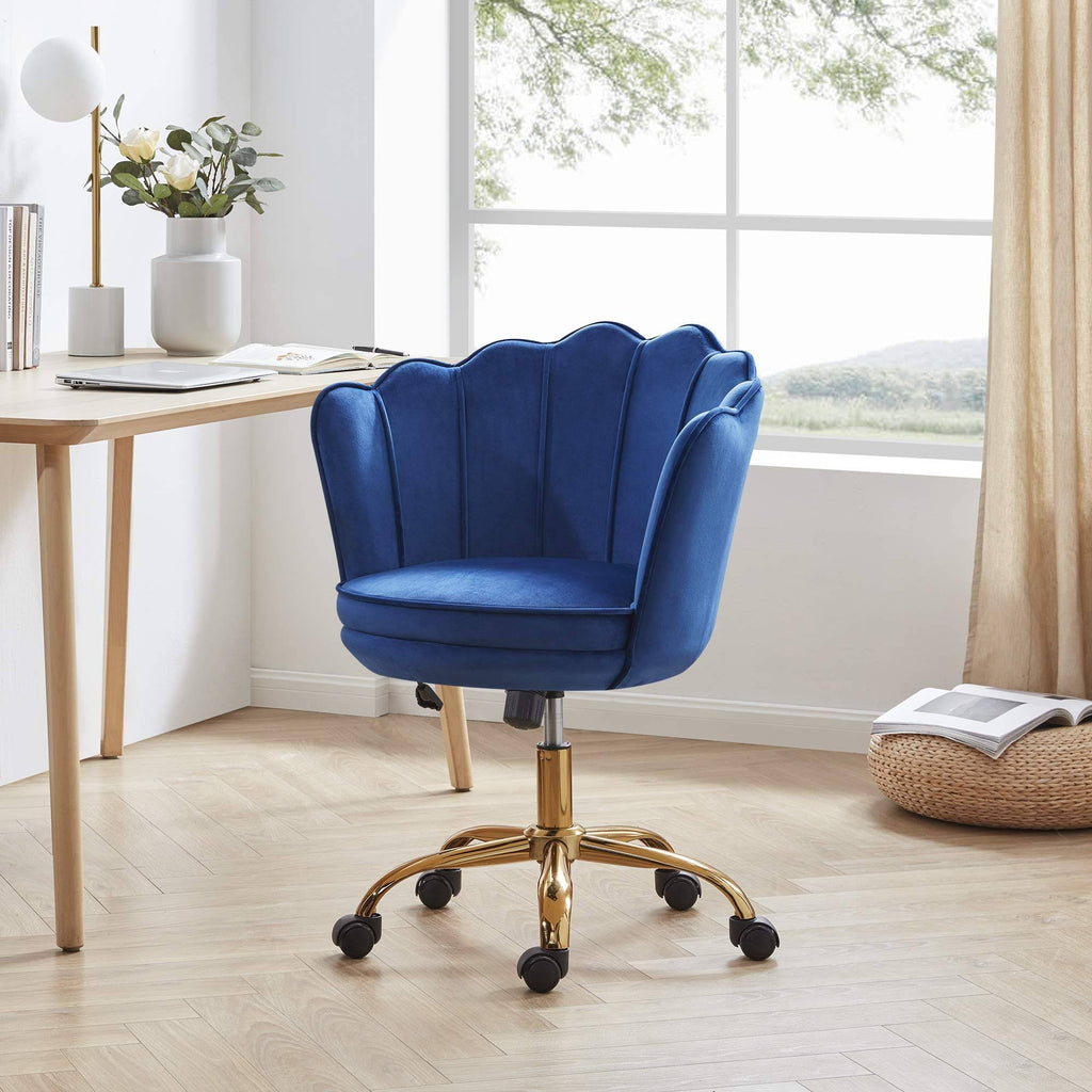 Velvet Swivel Desk Chair Z825