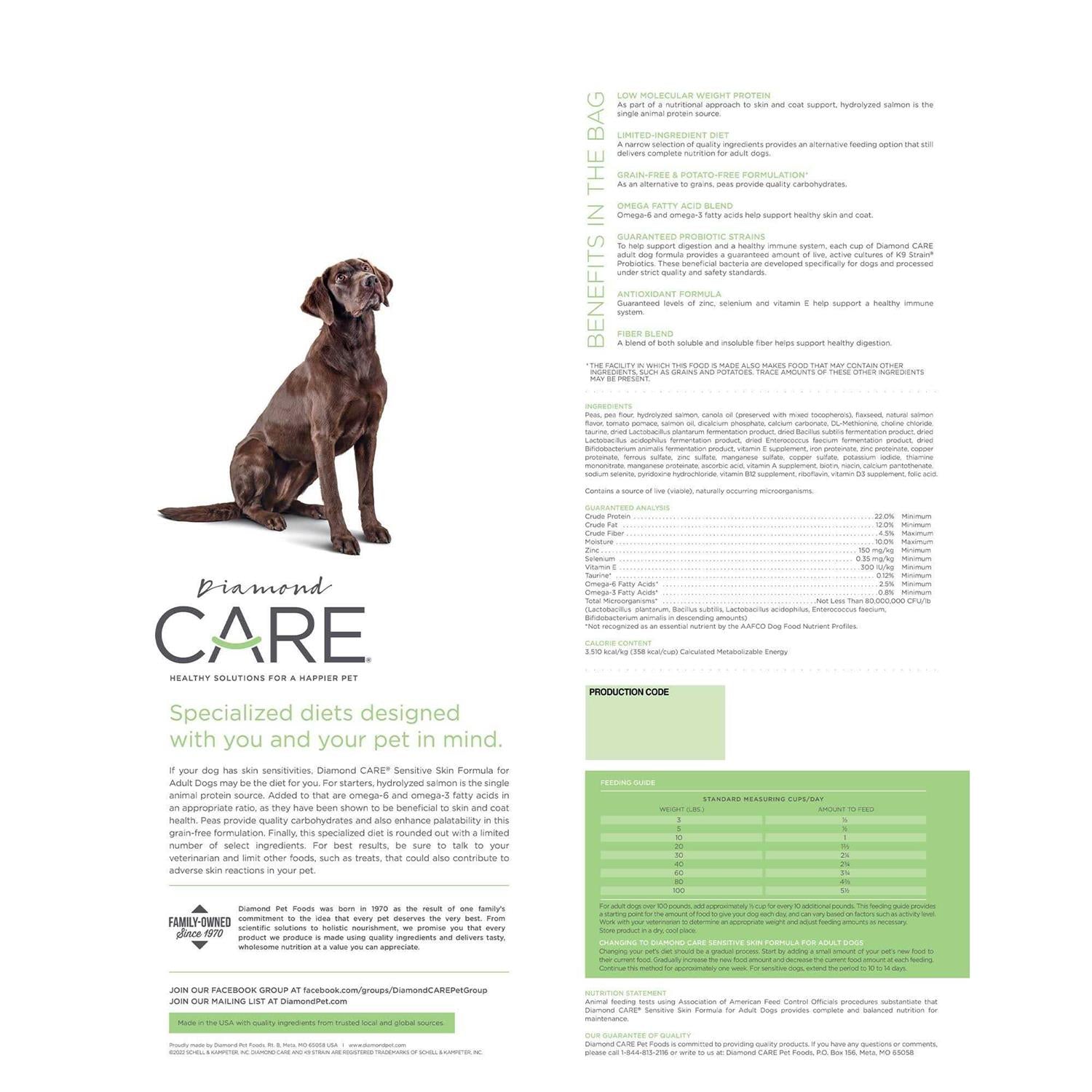 Sensitive Skin Formula Adult Dry Dog Food U5589