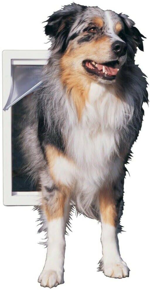 Aluminum Sash Window Pet Door Extra Large White Y659678