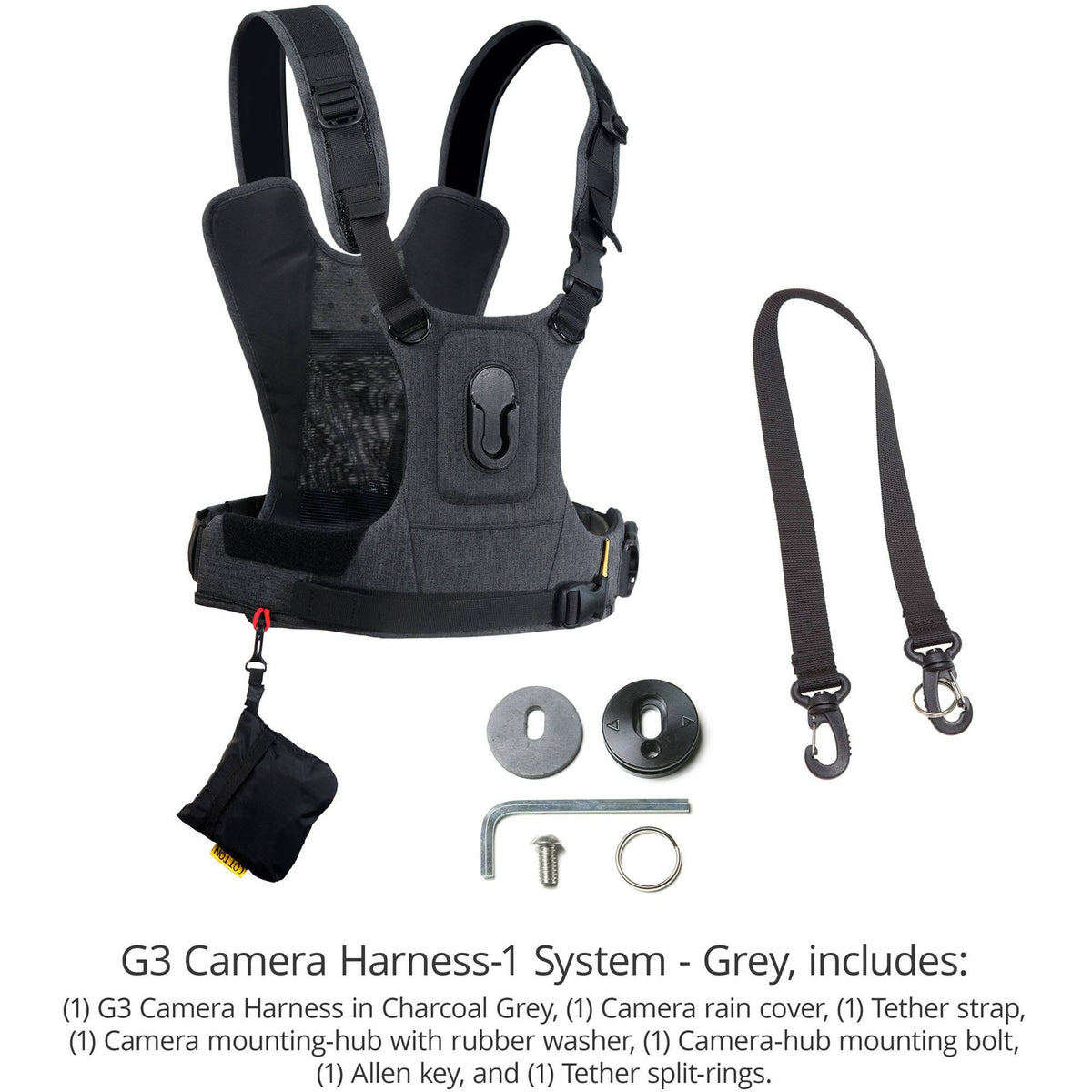 Camera Harness System for One Camera - Grey L36233
