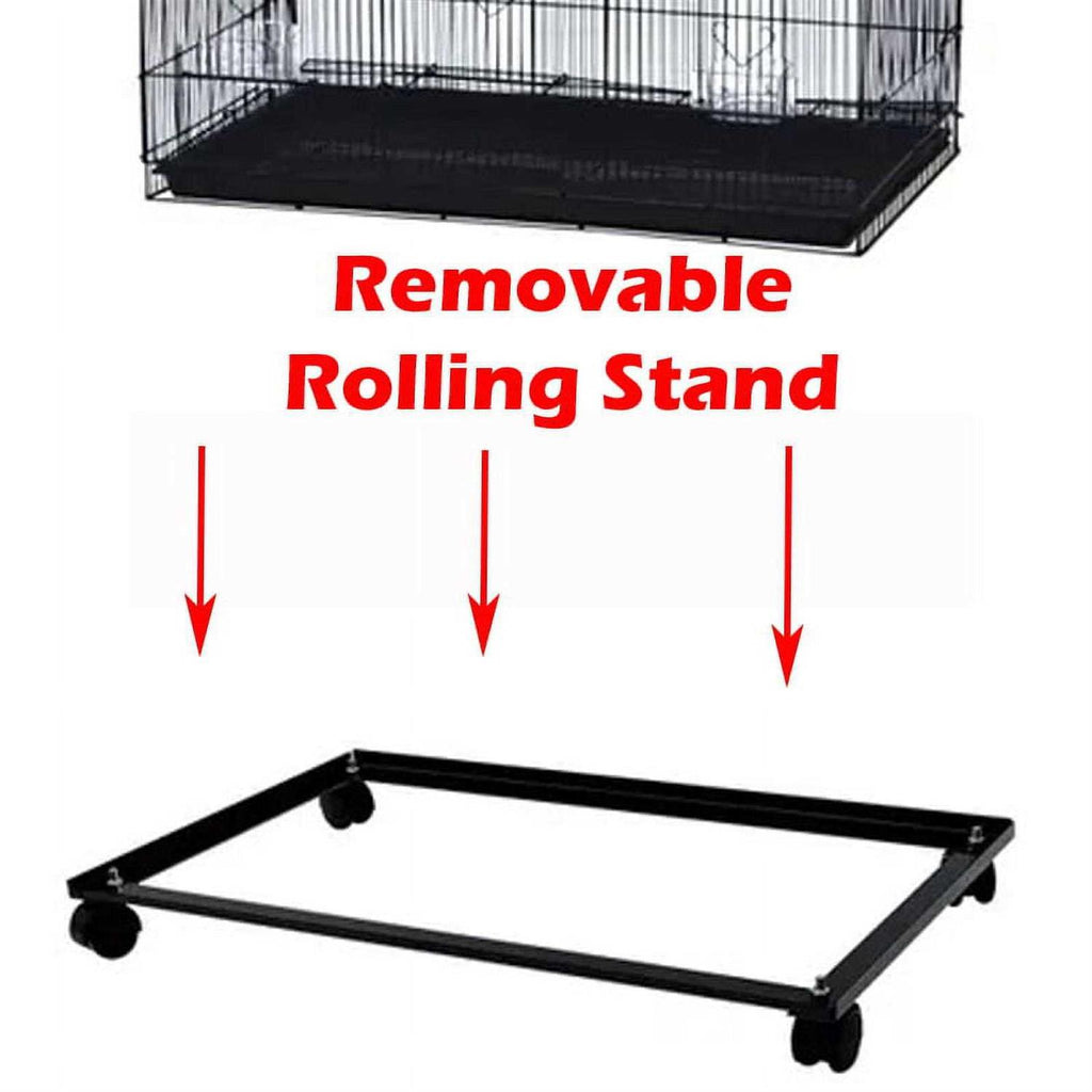 Extra Large Small Critters Rolling Stand Cage for Ferret, Chinchilla, Sugar Glider, Rats N215324