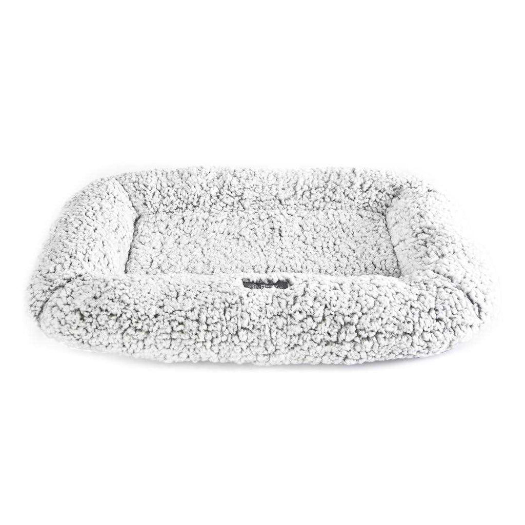 Max &amp; Marlow Plush Sherpa Bolstered Crate Mat Dog &amp; Cat Bed - Pet Supplies online store