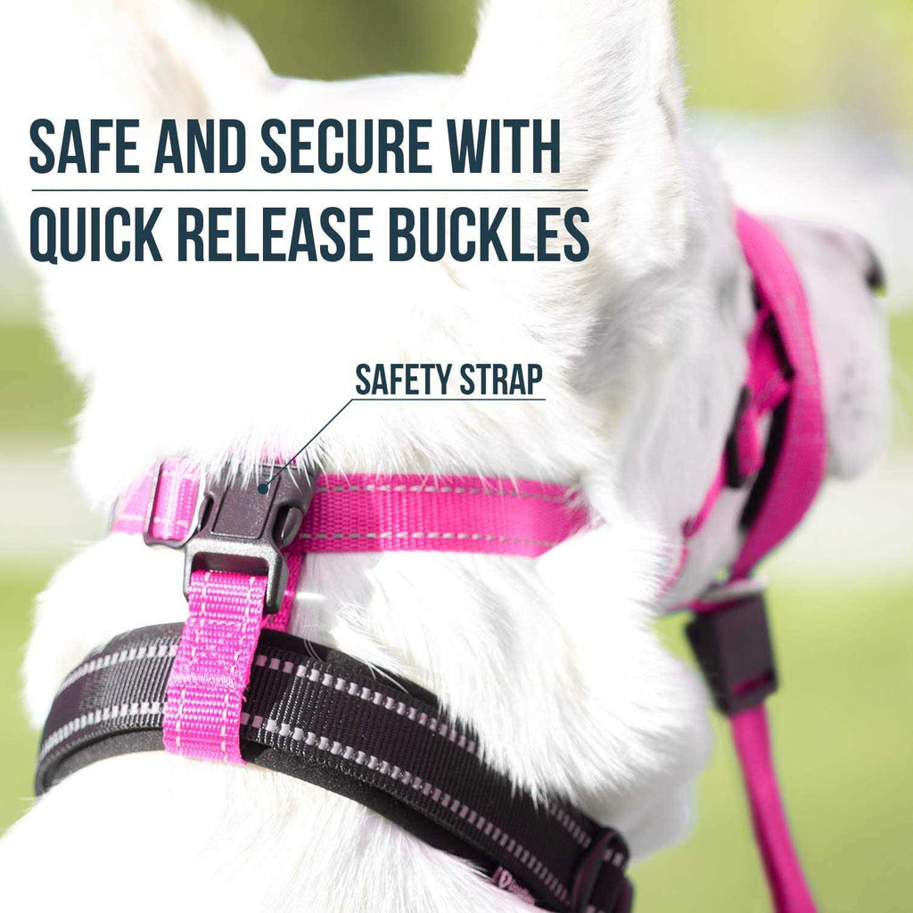 Dog Head Halter with Safety Strap for Heavy Pulling T729