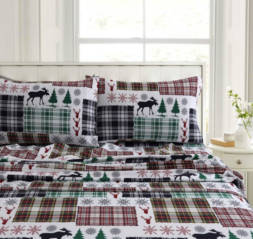 Heavyweight Cotton Flannel Sheet Set - Twin XL U497