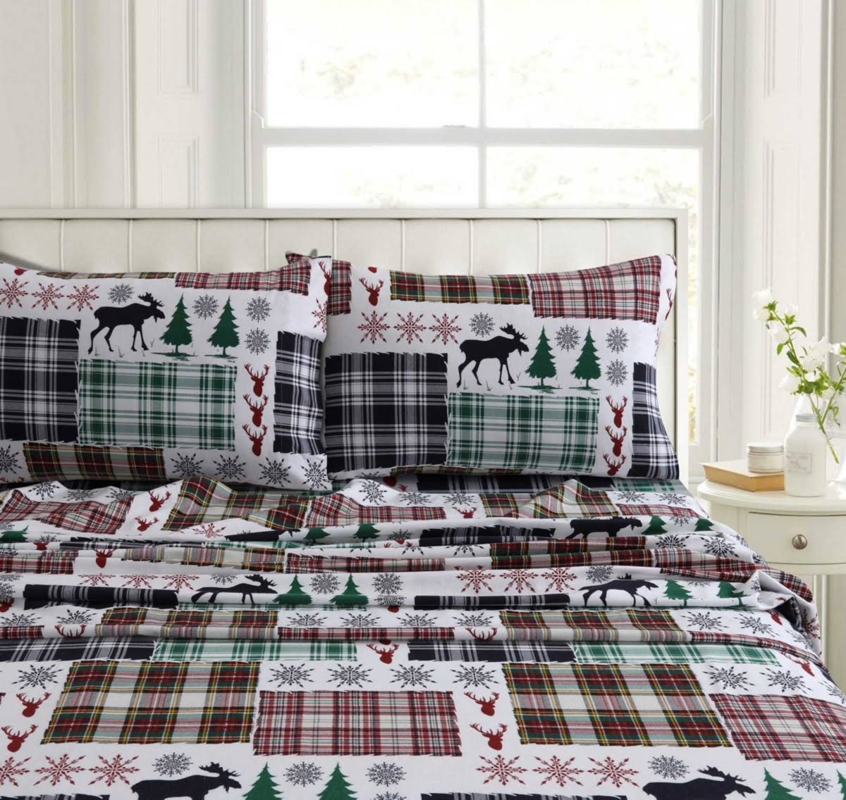Heavyweight Cotton Flannel Sheet Set - Twin XL U497