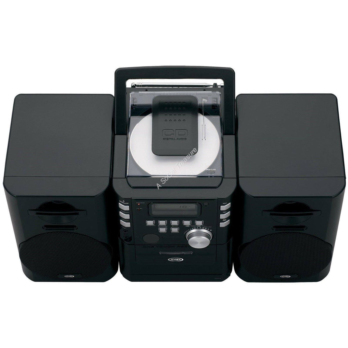 Portable CD Player with Cassette and FM Stereo Q9753