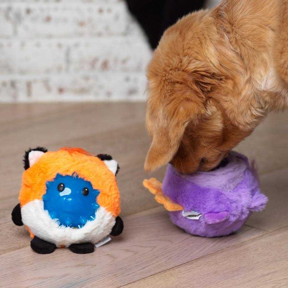 Interactive Plush Toy with Light Up Dog Ball M9859