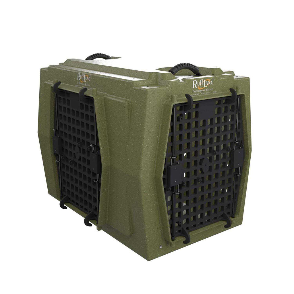 Ruff Land Kennels Intermediate Kennel Double Door INTDDLSE2017OD23 - Pet Supplies online store