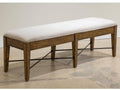 Magnussen Bay Creek Toasted Nutmeg Upholstered Bench