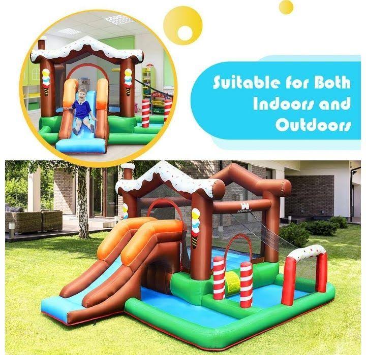 Inflatable Bounce House with Slide and Climber P674