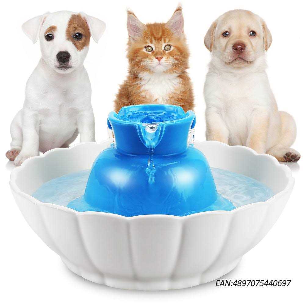 Ceramic Water Fountain for Cat & Dog X606