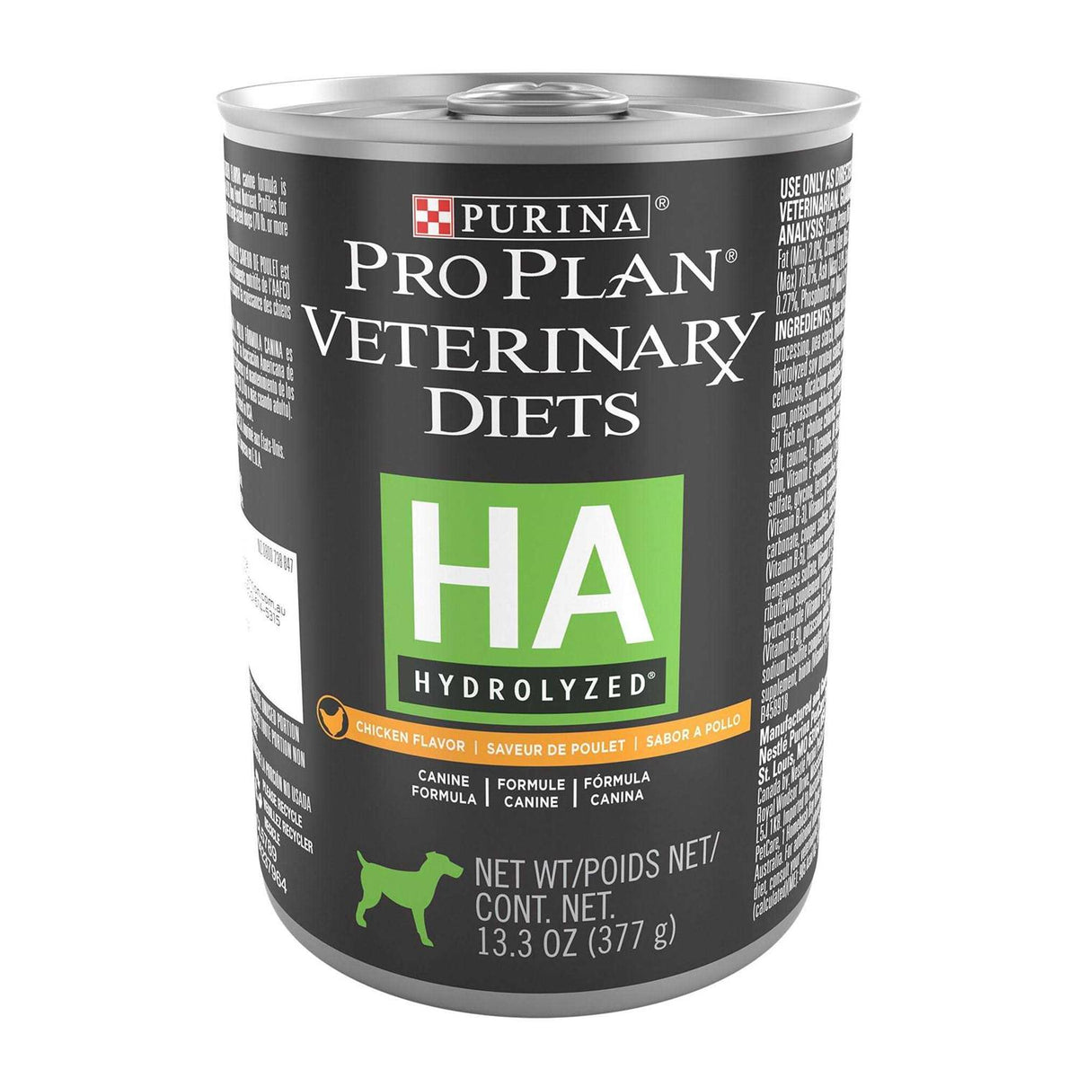 Purina Pro Plan Veterinary Diets HA Hydrolyzed Chicken Flavor Canine Formula Adult Wet Dog Food - Pet Supplies online store