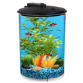 Koller Products 3-Gallon 360 Aquarium with LED Lighting and Power Filter - Pet Supplies online store