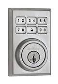 Kwikset 99100-081 SmartCode 910 Z-Wave Plus Contemporary Deadbolt, Satin Chrome