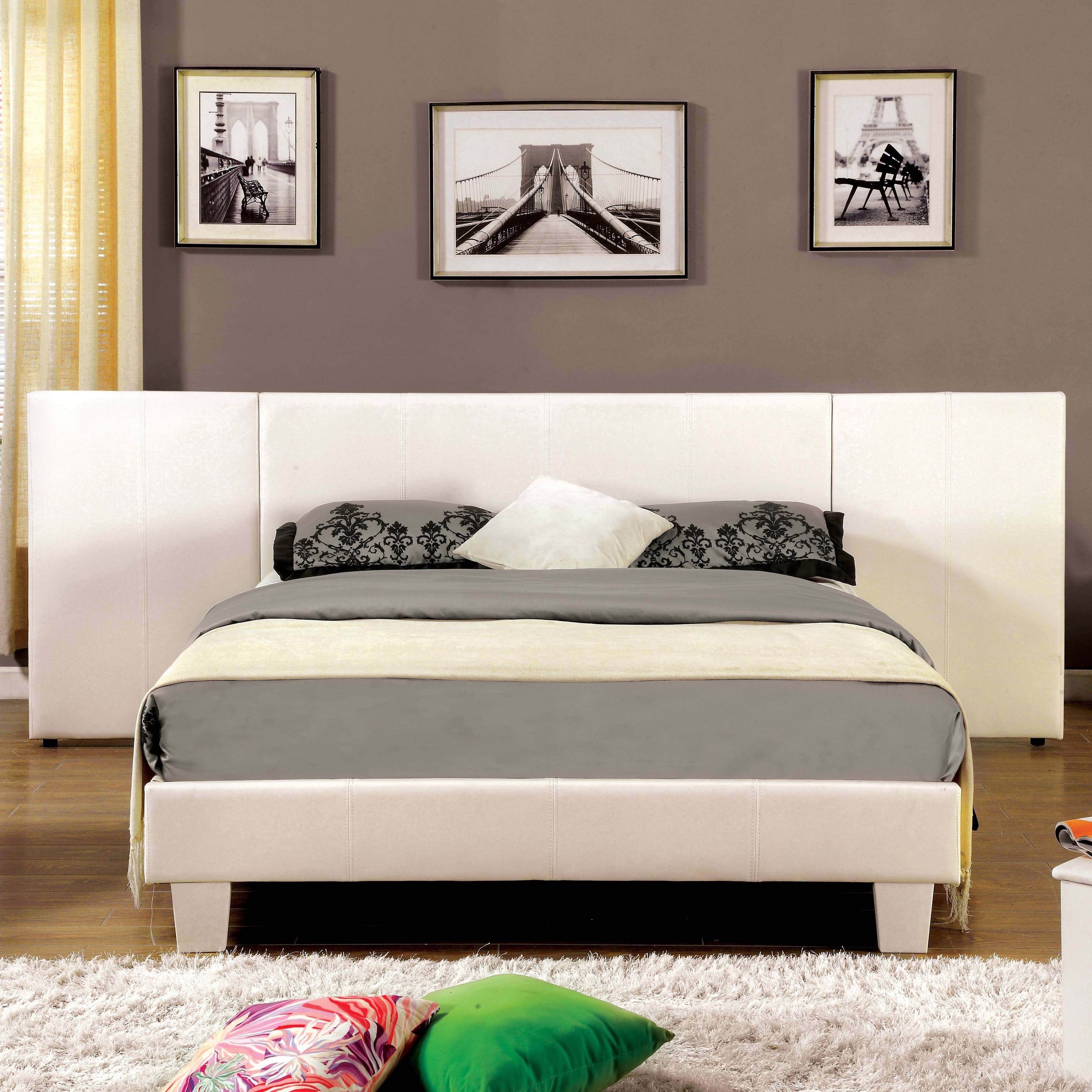 Furniture of America Lala Traditional Headboard Panels Set of 2, White