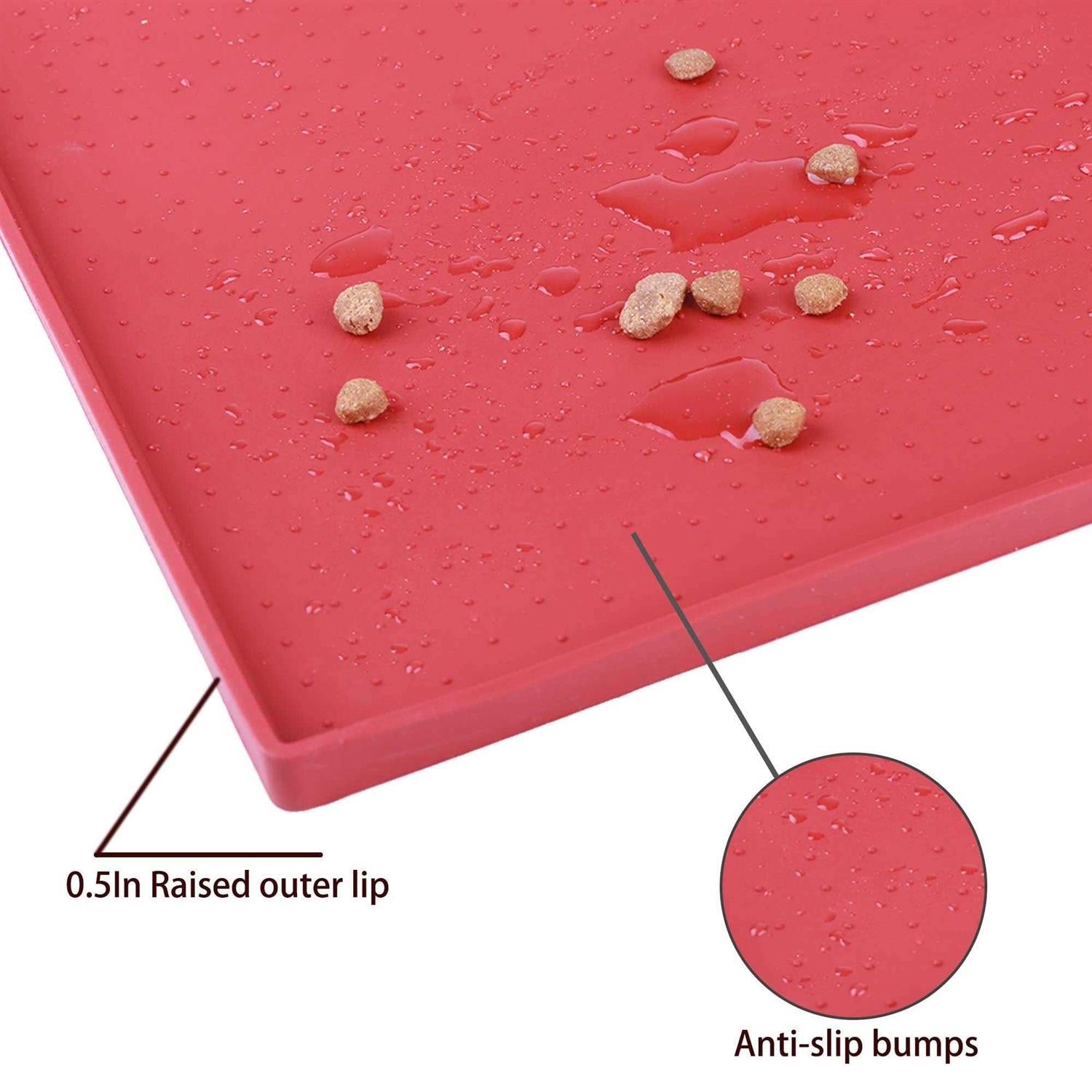 Silicone Dog Feeding Mat for Food and Water Bowls G272605