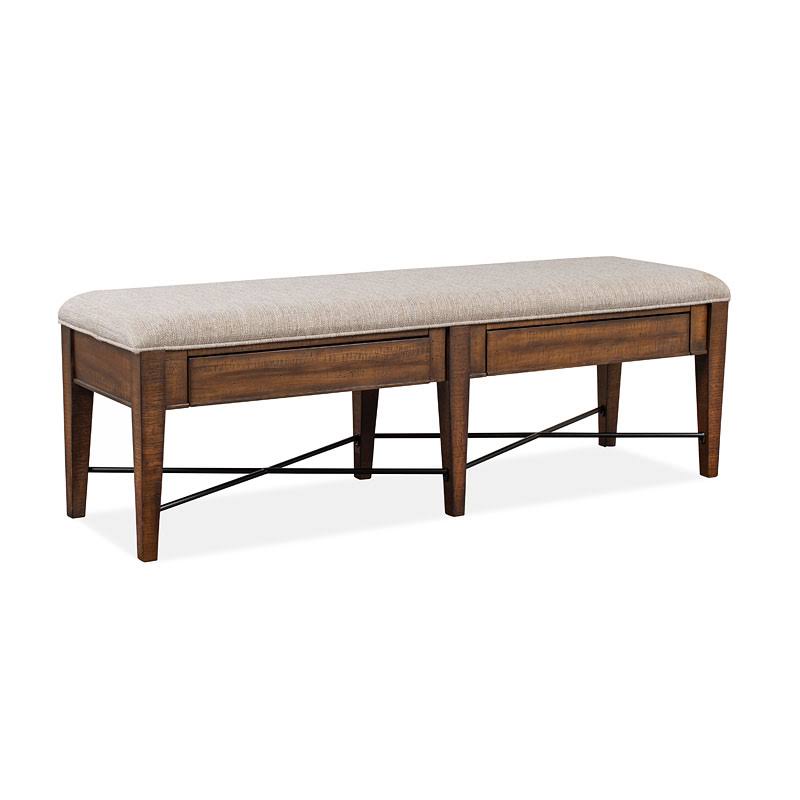 Upholstered Bench Toasted Nutmeg O881936