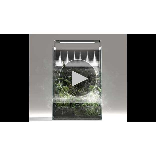 All-in-One Terrarium Paludarium with Light, Water Pump, and Mat C29201