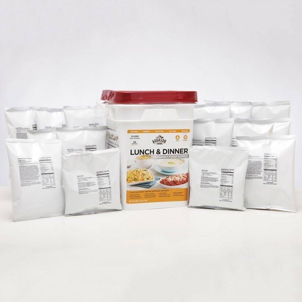 4-Pail Food Variety Kit with Survival Gear A46148