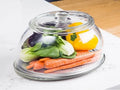 VeggiDome: Glass Tabletop Produce Saver