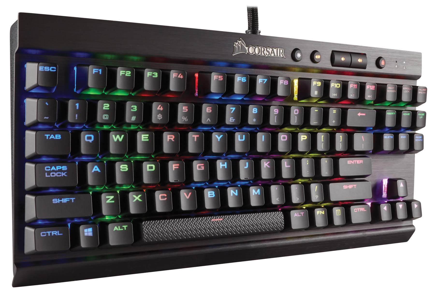 Compact Mechanical Gaming Keyboard - Cherry MX Speed RGB K495020