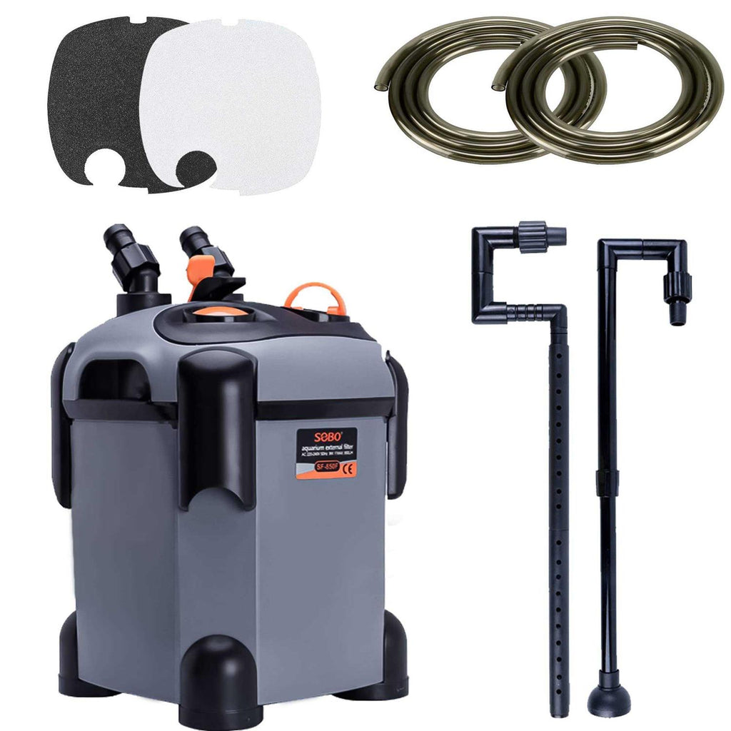Aquarium External Canister Filter with Filter Media Q1566