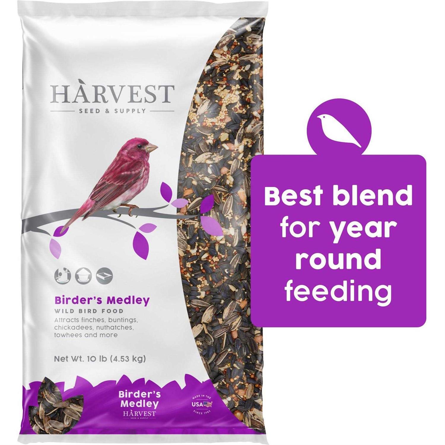 Harvest Seed &amp; Supply Birder's Medley Wild Bird Food - Pet Supplies online store