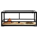 REPTI ZOO Tempered Glass Front Opening with Double Hinge Door Terrarium - Pet Supplies online store