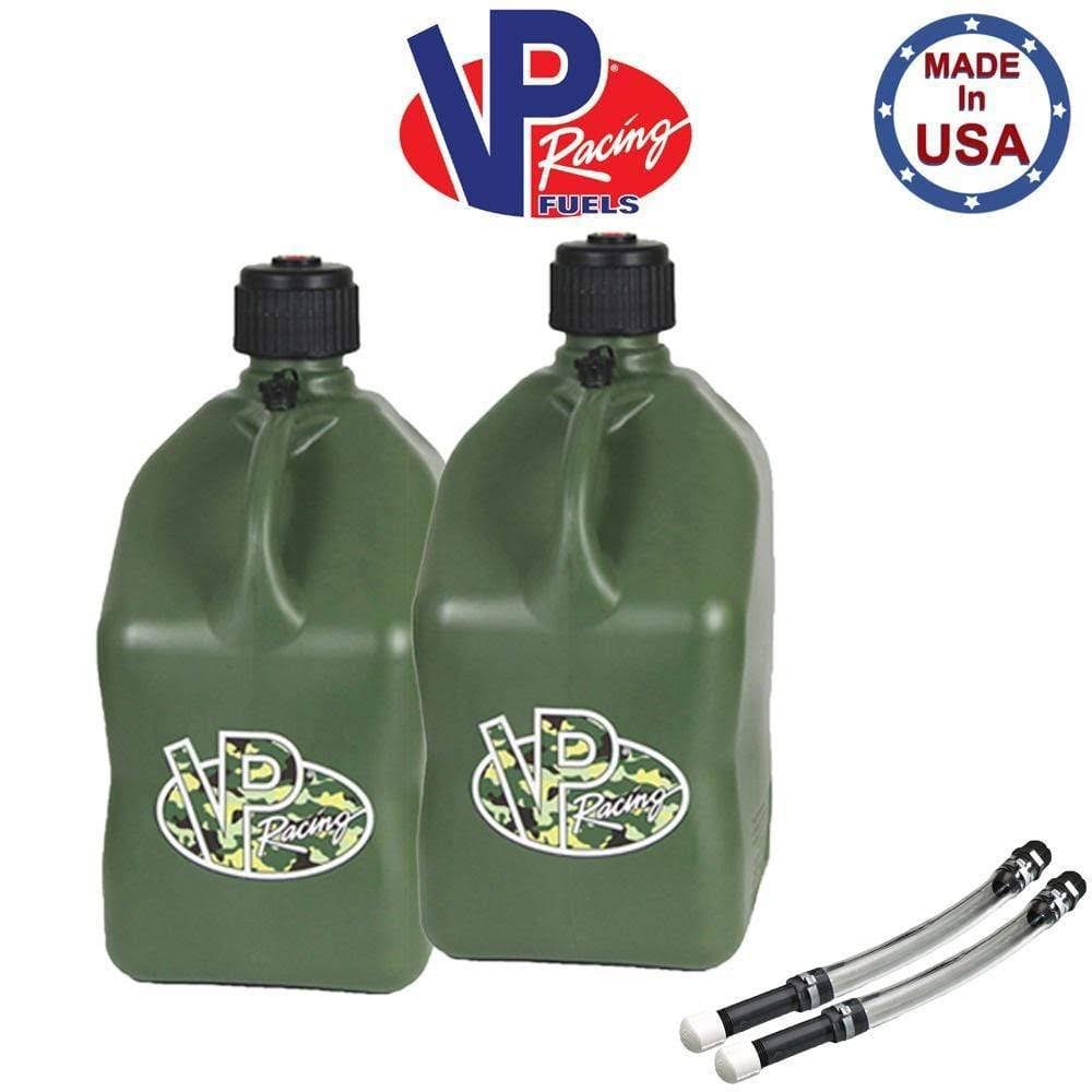 VP Racing Fuel Jugs Square 5 Gallon GAS Can and Hose Camo / 2 / 2