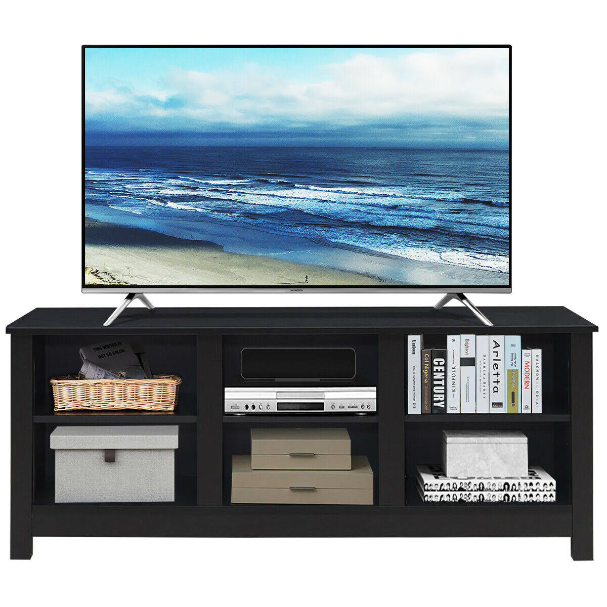 TV Stand Cabinet Black N266