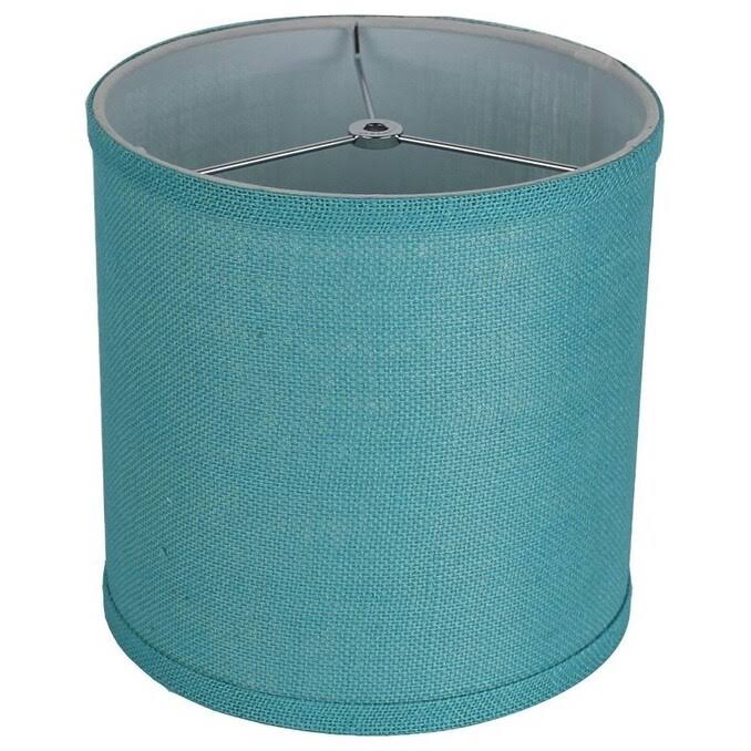Navy Blue 16x22 Burlap Drum Lamp Shade R889621