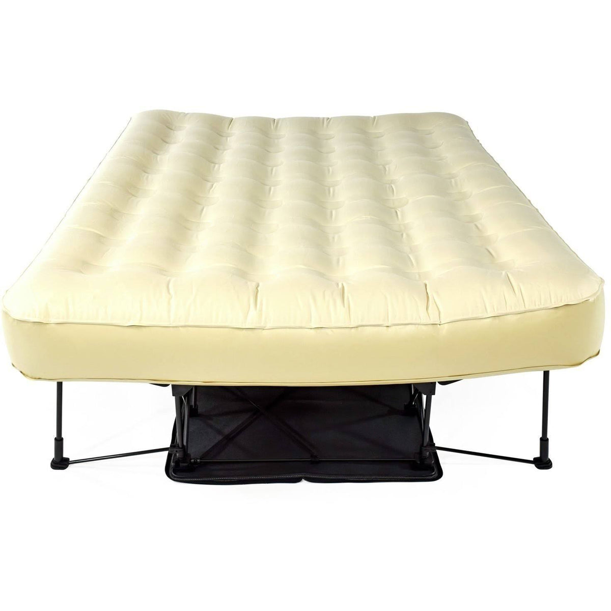 Queen Air Mattress with Frame, Self Inflatable, Blow Up Bed M29557