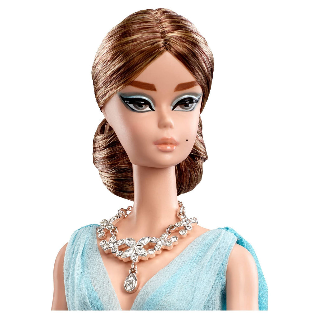 Blue Chiffon Ball Gown Doll B552